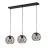 Eglo Pendelleuchte Almanzora Schwarz, Bernstein | Geeignet für 3x E27