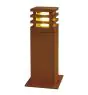 SLV Quadrat 40 Stehlampe Stahl Rostig | Außenbeleuchtung - IP55 - Geeignet für 1x E27 