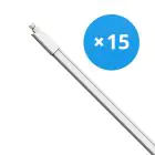 Mehrfachpackung 15x Bright Choice LED Feuchtraumleuchte 17W 1870lm - 840 Kaltweiß | 120cm